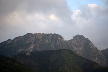 Fototapeta na wymiar Tatra mountains Giewont hill