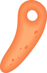 Microbiome illustration of bacteria. Vector image. Gastroenterologist. Bifidobacteria, lactobacilli. Lactic acid bacteria