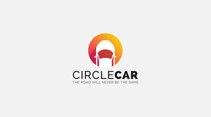 Circle Car logo designs, Modern mobile vector icon