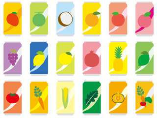 缶ジュース果物野菜P.