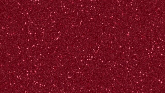 Red glitter background, abstract animation for Christmas, Saint Valentine, love 