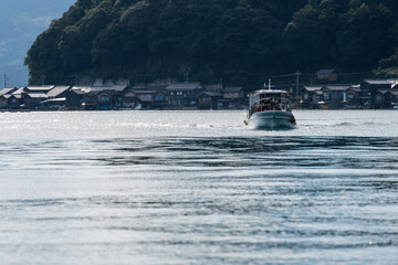 伊根　舟屋の風景