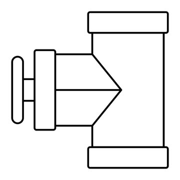 Backwater Valve Concept, Stops Sewage Head Vector Color Icon Design, Water Treatment And Purification Plant Symbol, Environment Friendly Industry Sign, Desalination Biotechnology Stock Illustration