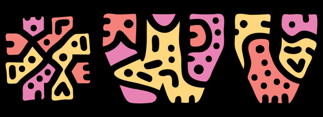 WV Hashtag. Doodle isolate text. Colored curves decorative doodle letters. Hashtag #WV is abbreviation for the US American state West Virginia for print, booklet, banner, flyer.