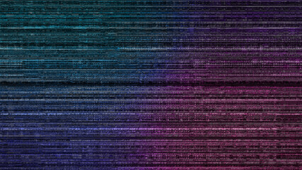 Abstract iridescent glitch art texture background image.