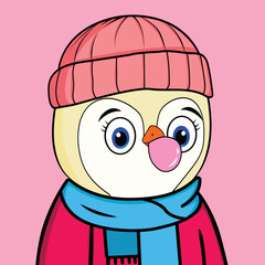 Penguin NFT design. 
