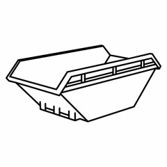 Construction and demolition waster container, dumpster