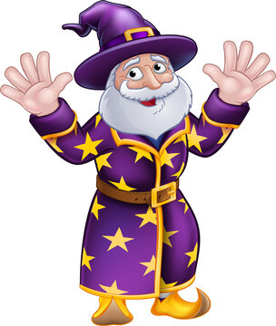 Wizard Cartoon Character