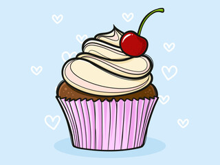 Cupcake Vektor	