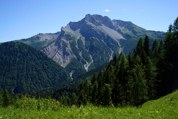 Mountain landscape near Sauris, Friuli-Venezia Giulia