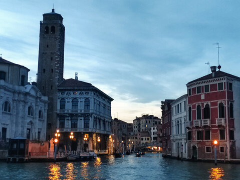Italy bike trip, Venezia evening