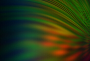 Dark Green, Red vector abstract bright pattern.