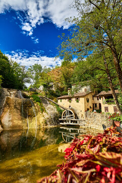 Wasserm&uuml;hle &ldquo;Molinetto della Croda&rdquo; in Refrontolo, Norditalien