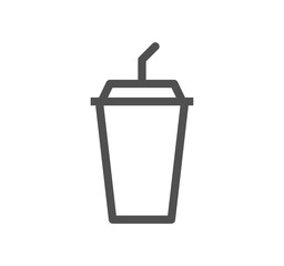Drink related icon outline and linear symbol.	
