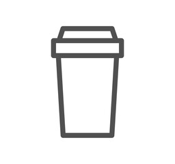 Drink related icon outline and linear symbol.	
