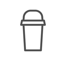 Drink related icon outline and linear symbol.	
