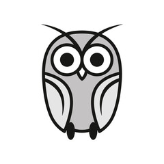 Cute Owl Cartoon Illustration