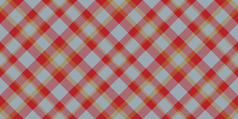 Plaid pattern horizontal background. Classic fabric design. Vector textile swath.