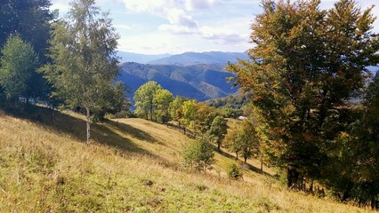 landscape in the mountains