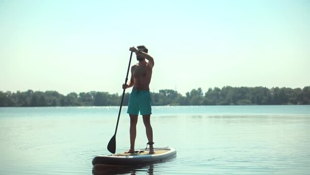 SUP board journey SUP surf swimming
