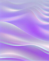 Obraz premium Pastel purple wavy abstraction. Violet abstract minimalistic background.