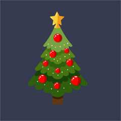 Christmas tree, Merry Christmas, background, wallpaper