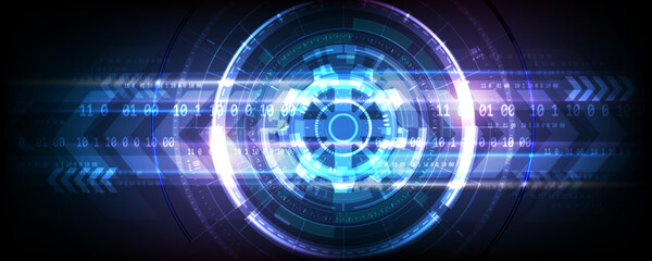 abstract background high tech network technology pattern and communication data code