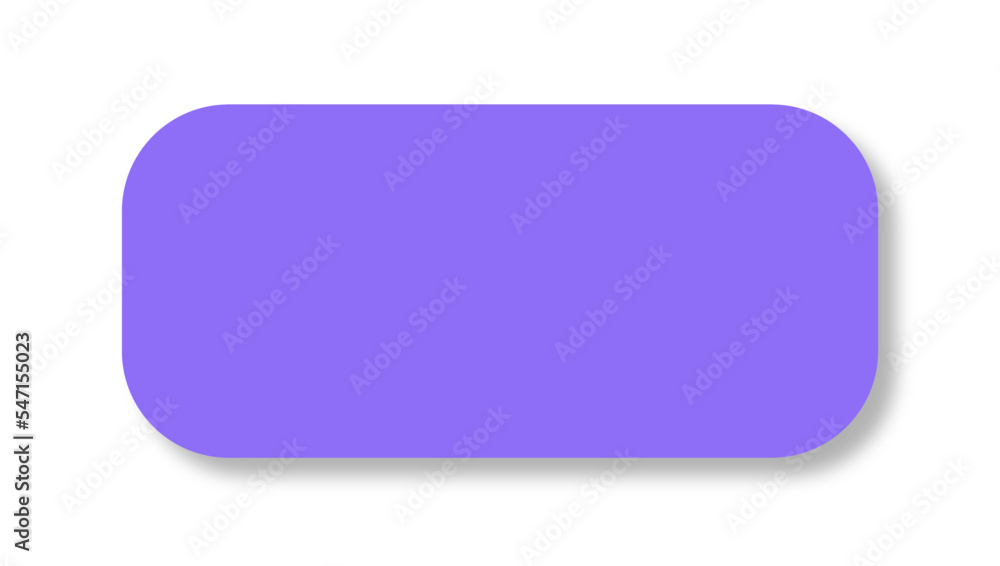 Poster blue square button with reflection
