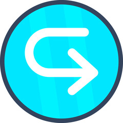 U Turn Icon