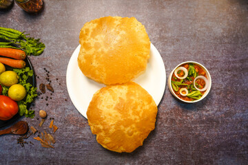 Chole Bhature or Chana masala is a Famous Indian dish 