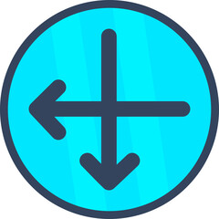 Obraz premium Intersect Icon