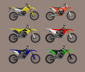 Sport motorcycle moto technic drawing. vector icon