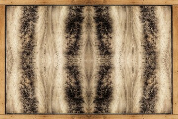 brown wooden square table, with dark black grain