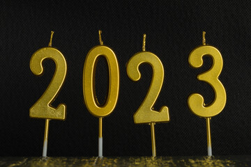 Holiday background Happy New Year 2023