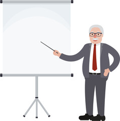 Businessman, boss at work