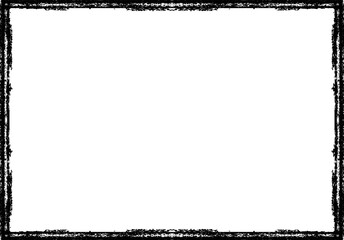 Vector Frames. rectangles for image. distress texture . Grunge Black borders isolated on the background . Dirt effect . geometric shapes for your design
