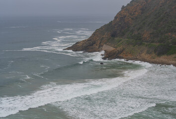 Flussmündung vom Indischen Ozean in den Krokodil Fluss - Kaaimans River Südafrika