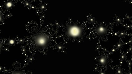cumputer generated fractal space