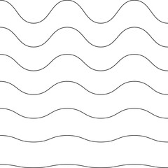 Abstract flow lines  . Fluid wavy shape .Striped linear pattern . Vector illustration