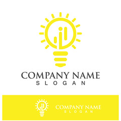 Light bulb symbol icon