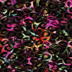 Seamless zebra and leopard pattern. Exotic animals pattern design. Textile print pattern