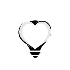 heart lamp icon
