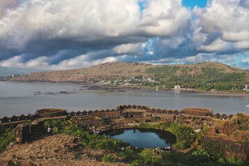 Naklejka premium Scenic Landscape as seen from the top of the fort.