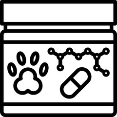 glutathione line style icon