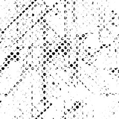 Vector Geometric Seamless Pattern . Abstract wallpaper with grunge shapes.