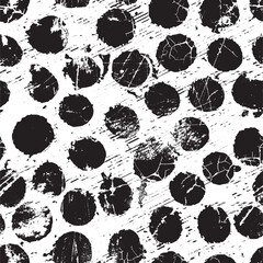 Vector Geometric Seamless Pattern . Abstract wallpaper with grunge shapes.