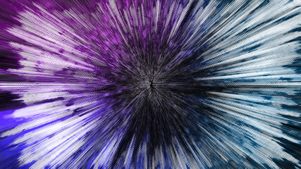 Abstract motion blur burst background image.