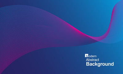 Modern wave curve abstract presentation background. Trandy line geomatric design. Abstract decoration, golden pattern, gradients, Vector Eps 10 illustration. Dark blue background