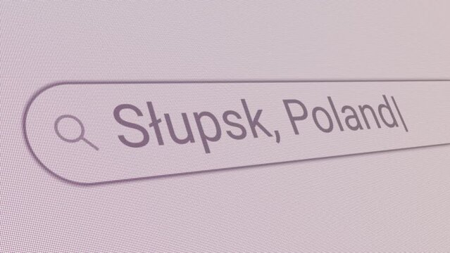 Search Bar Slupsk Poland 
Close Up Single Line Typing Text Box Layout Web Database Browser Engine Concept