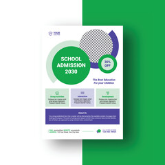 School Admission Flyer Template